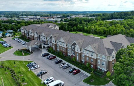 Tapestry Senior Living Springboro exterior and main entrance in Springboro, OH
