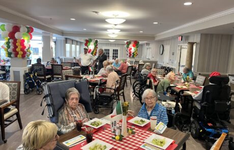 Tapestry Senior Living Springboro residents enjoying community life in Springboro, OH